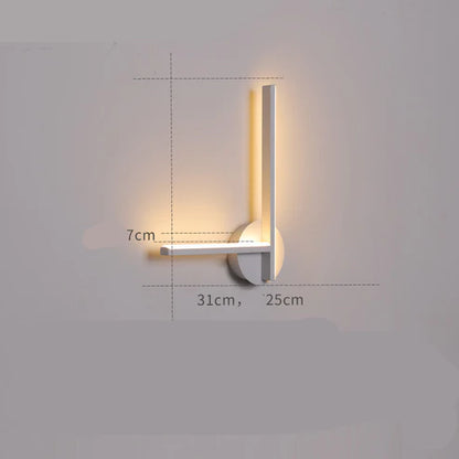 Bedside wall lamp Scandinavian modern simple creative light luxury living room bedroom stairs balcony aisle reading wall lamp