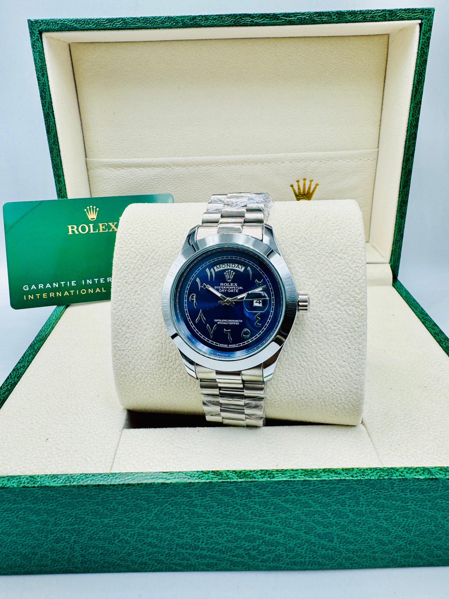 Rolex watch Day & Date Blue