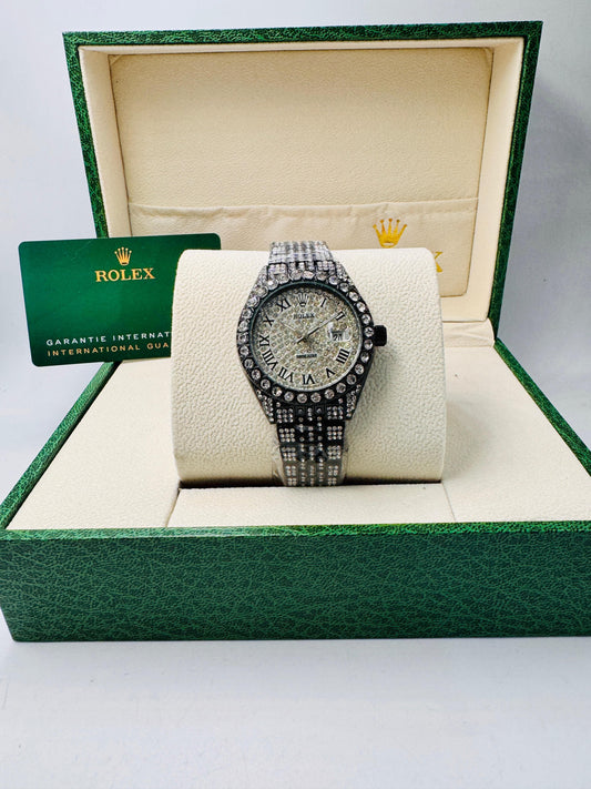 Black Rolex Watch For Men's