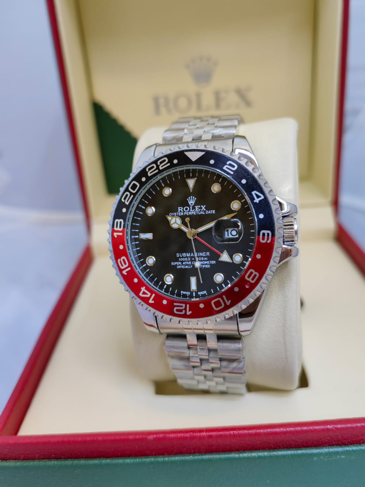 Rolex Luxury Wrist Watch For Men, High Quality Chain Watches For Men