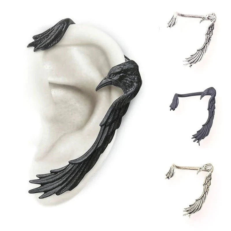 European And American Goths Sweet Cool Vintage Crow Earrings