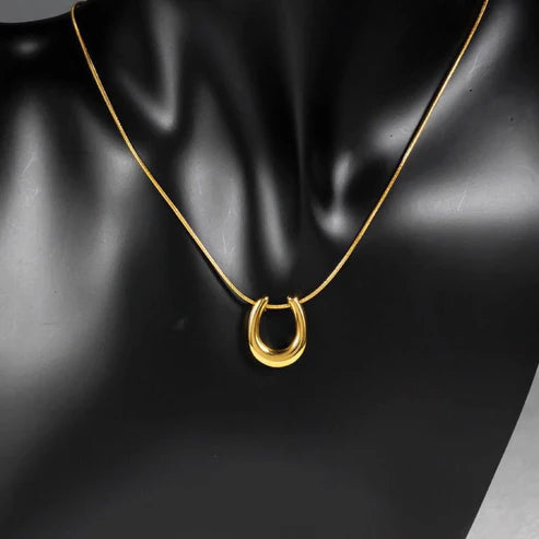 Korean U-shaped Washable Temperament Wild Alloy Necklace