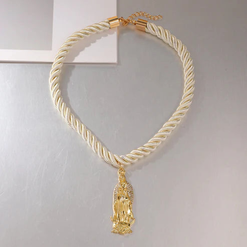 Necklace Rope Female Pendant Hanging Rope Gold Pendant Rope Short Female